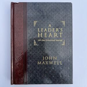 A Leaders Heart 365 Day Devotional Journal Hardcover By John Maxwell